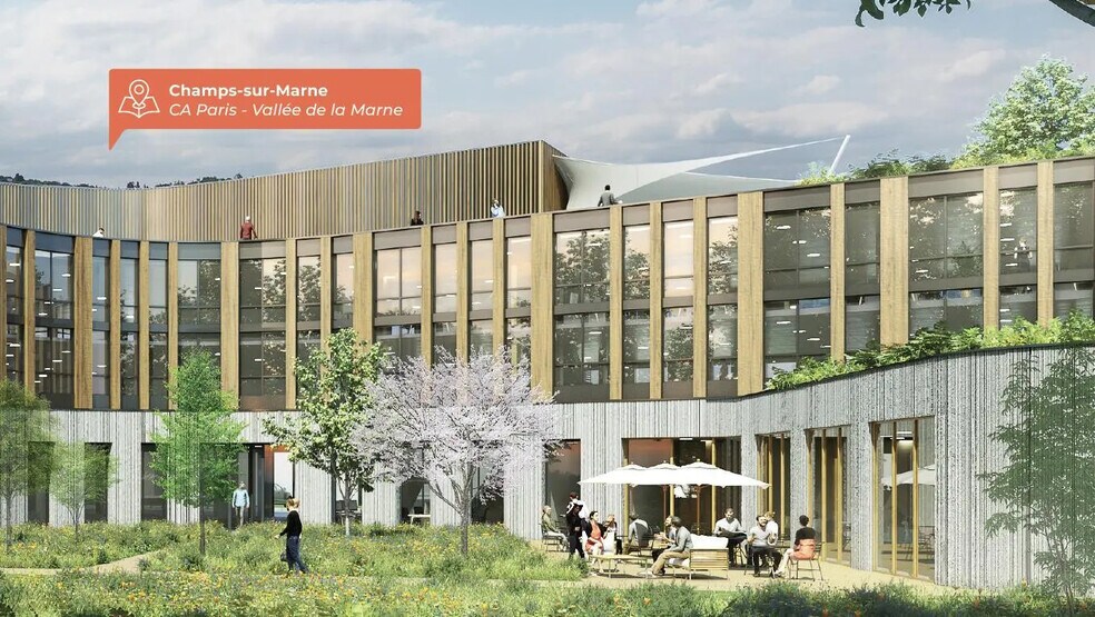 Rue Albert Einstein, Champs-sur-Marne for lease - Building Photo - Image 2 of 17