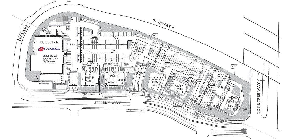 Hwy 4 & Lone Tree Way, Brentwood, CA for lease Site Plan- Image 1 of 1