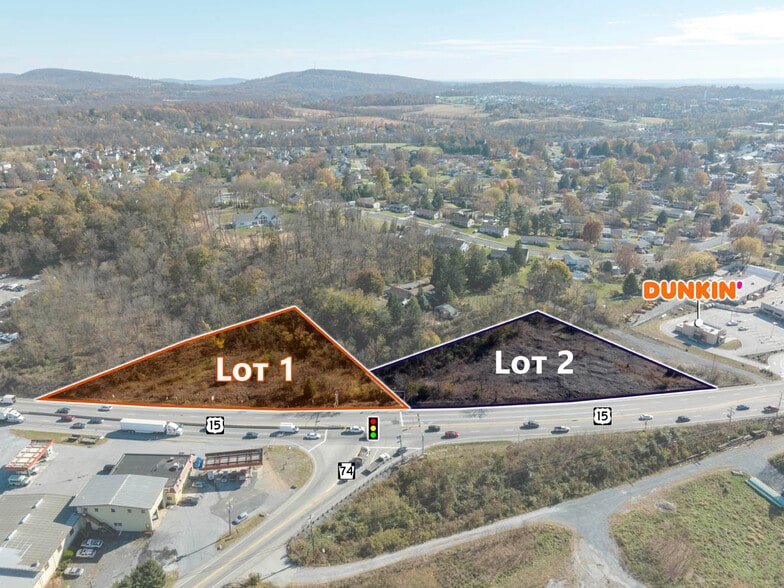 Route 15 @ Route 74, Dillsburg, PA for sale - Aerial - Image 2 of 4