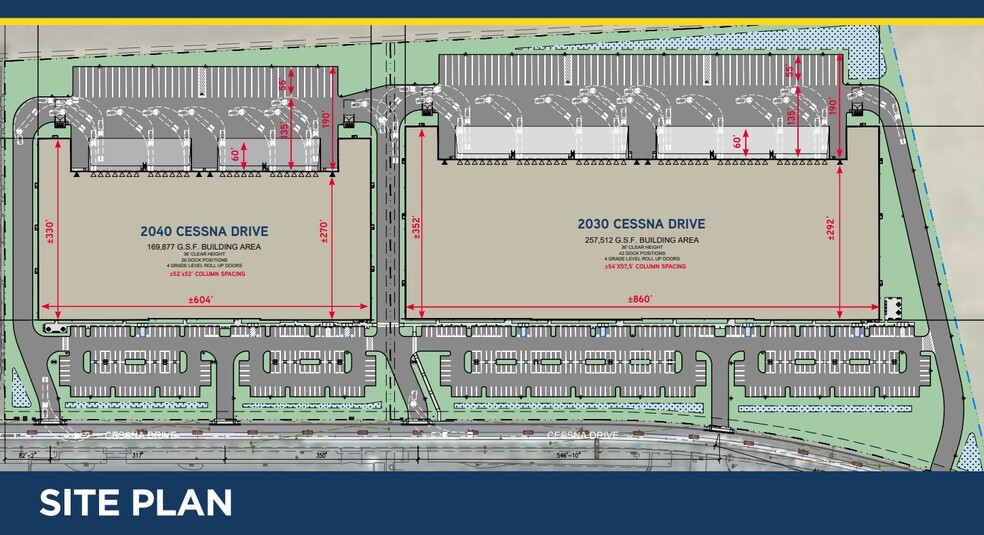 2040 Cessna Dr, Vacaville, CA for lease - Site Plan - Image 1 of 5