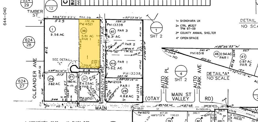 1690 Brandywine Ave, Chula Vista, CA for lease - Plat Map - Image 2 of 5