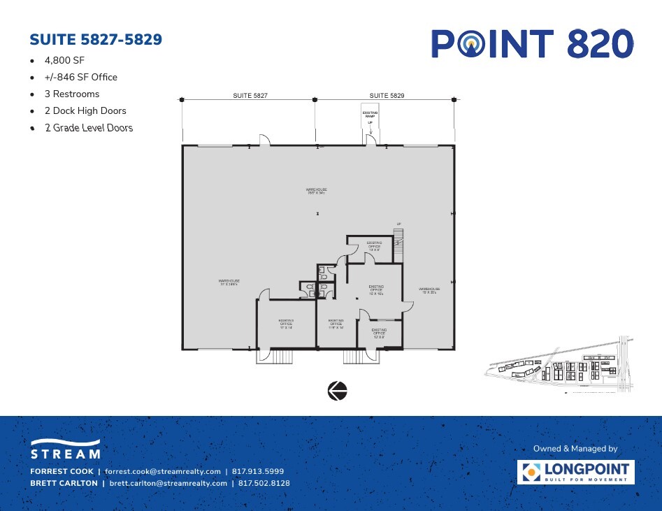 5721 E Rosedale St, Fort Worth, TX for lease Floor Plan- Image 1 of 1