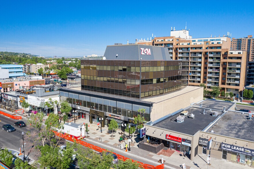 1324 17 Av SW, Calgary, AB for lease - Aerial - Image 3 of 8