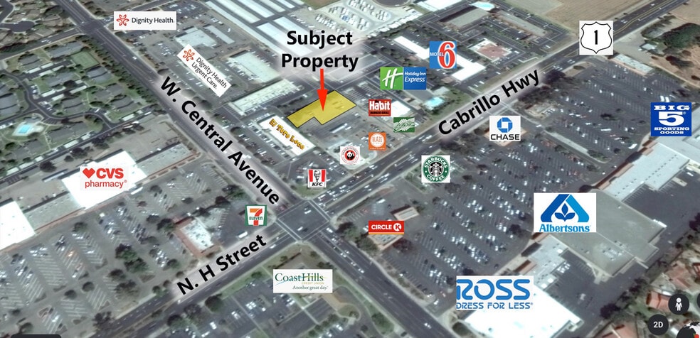 1407 N H St, Lompoc, CA for sale - Aerial - Image 2 of 5