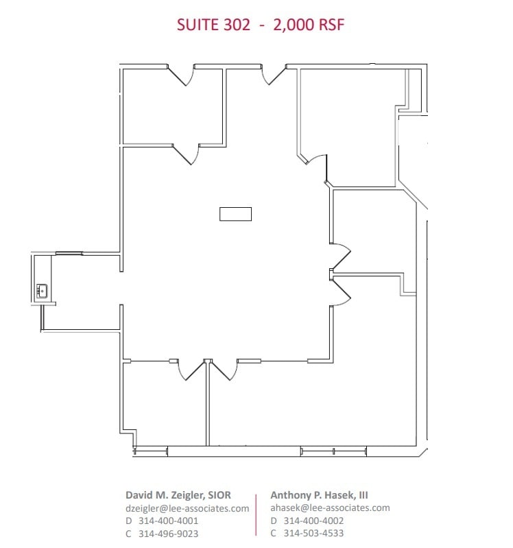 12166 Old Big Bend Rd, Kirkwood, MO for lease Floor Plan- Image 1 of 1