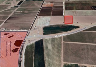 MIDDLE ISLAND Rd, Fabens, TX - aerial  map view