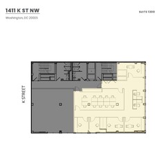 1411 K St NW, Washington, DC for lease Floor Plan- Image 1 of 1