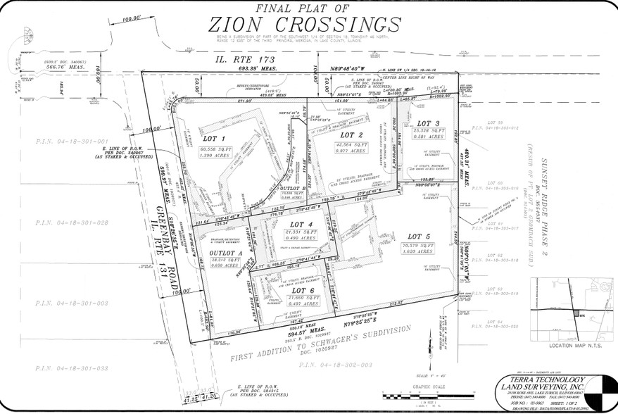 Route 173 & Green Bay Rd, Zion, IL for sale - Site Plan - Image 3 of 3