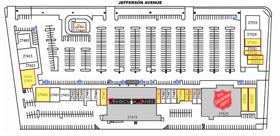 27415-27535 Jefferson Ave, Temecula, CA for lease - Site Plan - Image 3 of 11