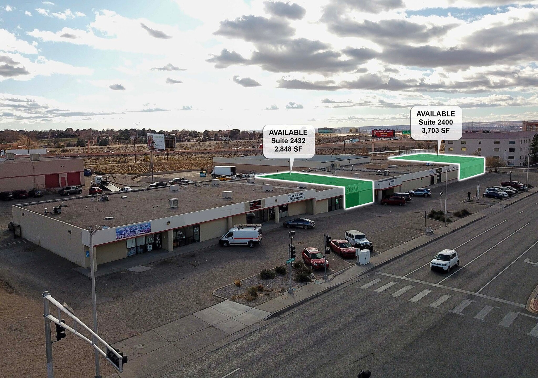 2400-2452 Menaul Blvd, Albuquerque, NM for lease Building Photo- Image 1 of 8
