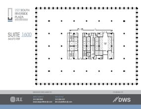 222 S Riverside Plz, Chicago, IL for lease Floor Plan- Image 1 of 1