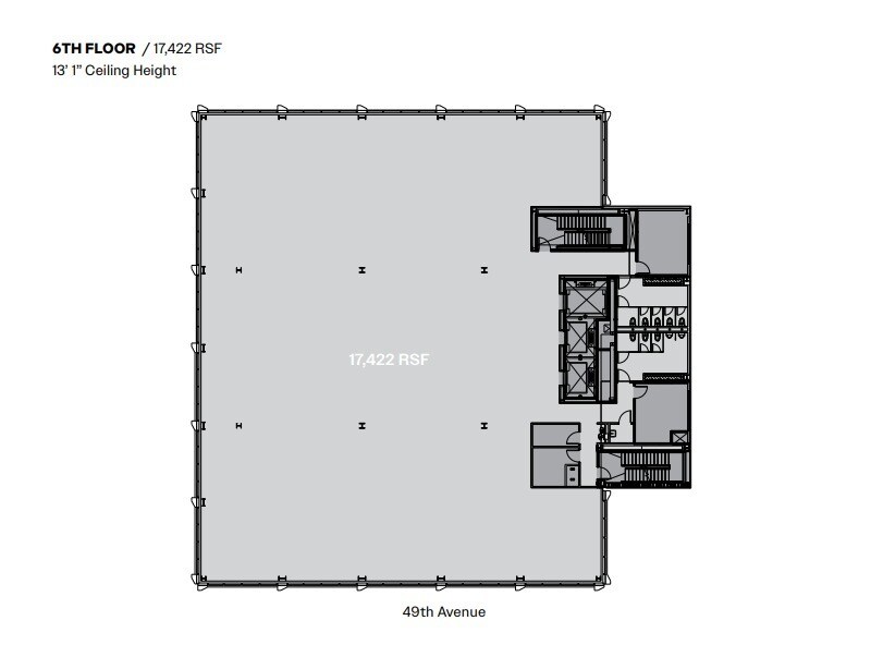 25- 11 49th Ave, Long Island City, NY for lease Floor Plan- Image 1 of 1
