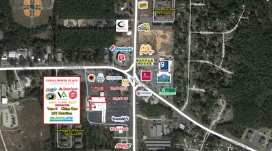 2502 Schillinger Rd S, Mobile, AL - aerial  map view