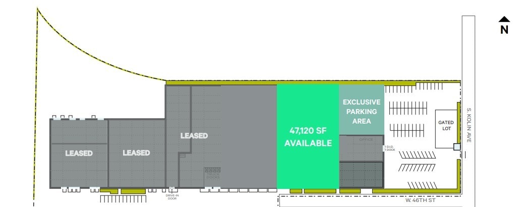 4532 S Kolin Ave, Chicago, IL for lease Floor Plan- Image 1 of 1