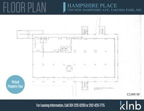 7505 New Hampshire Ave, Takoma Park, MD for lease Floor Plan- Image 1 of 1