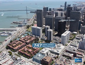 747 Front St, San Francisco, CA - aerial  map view