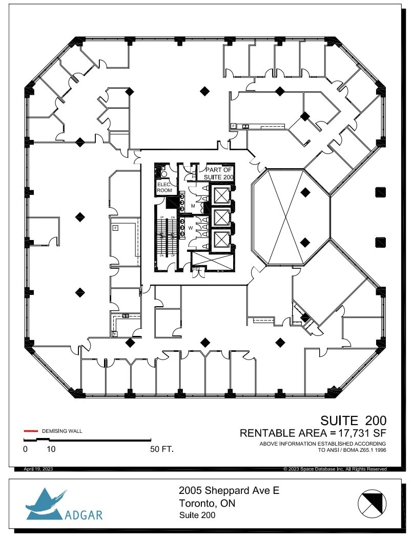 2001 Sheppard Ave E, Toronto, ON for lease Floor Plan- Image 1 of 1