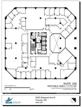 2001 Sheppard Ave E, Toronto, ON for lease Floor Plan- Image 1 of 1