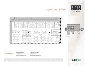 5775 DTC Blvd, Greenwood Village, CO for lease Site Plan- Image 1 of 4