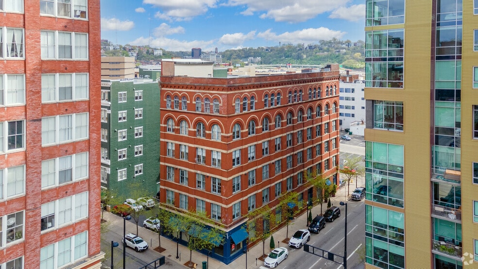 304-310 E 8th St, Cincinnati, OH for lease - Aerial - Image 2 of 4