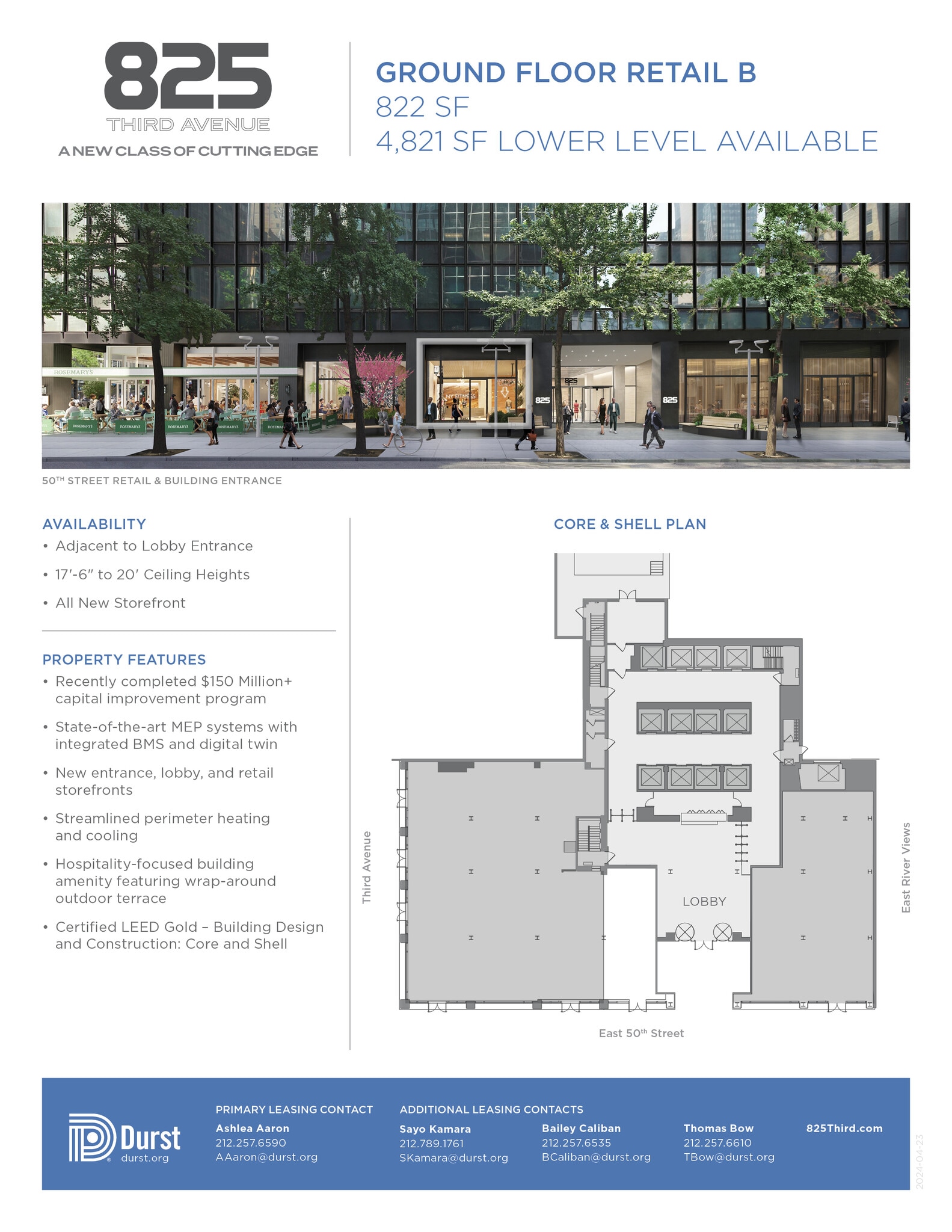 825 Third Ave, New York, NY for lease Building Photo- Image 1 of 1