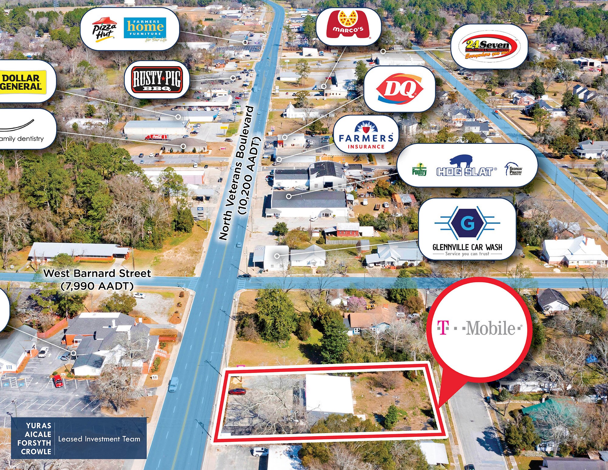 201 N Veterans Blvd, Glennville, GA 30427 TMobile