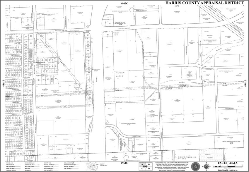 10642 W Little York Rd, Houston, TX for lease - Plat Map - Image 2 of 2