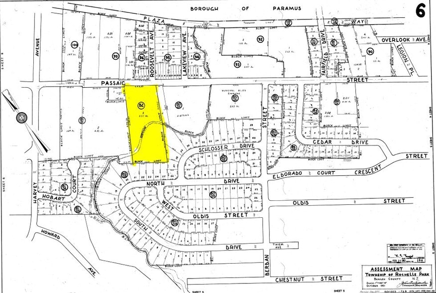 201 W Passaic St, Rochelle Park, NJ for lease - Plat Map - Image 2 of 21