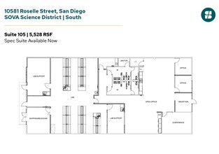 11555 Sorrento Valley Rd, San Diego, CA for lease Floor Plan- Image 1 of 1