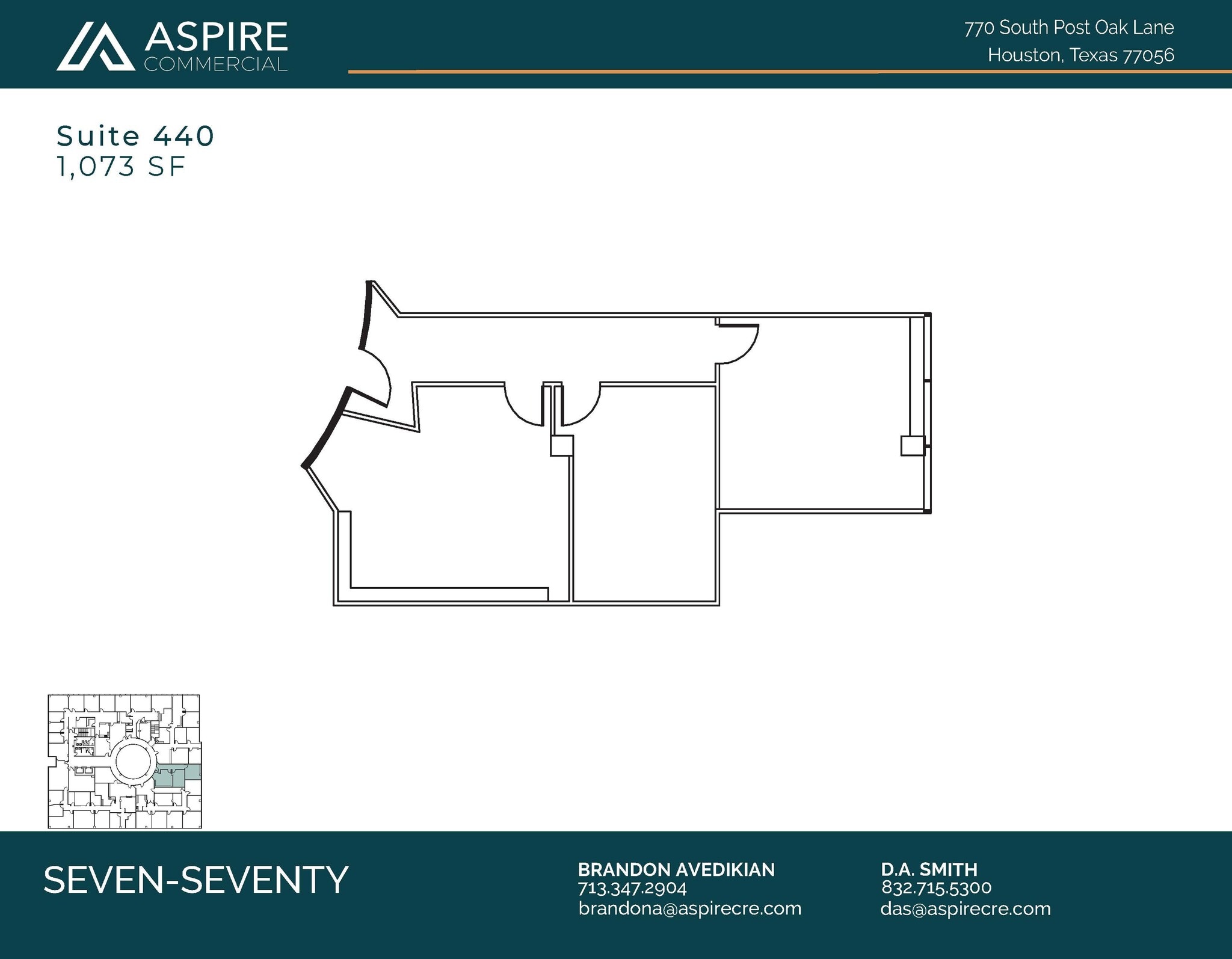 770 S Post Oak Ln, Houston, TX for lease Floor Plan- Image 1 of 1