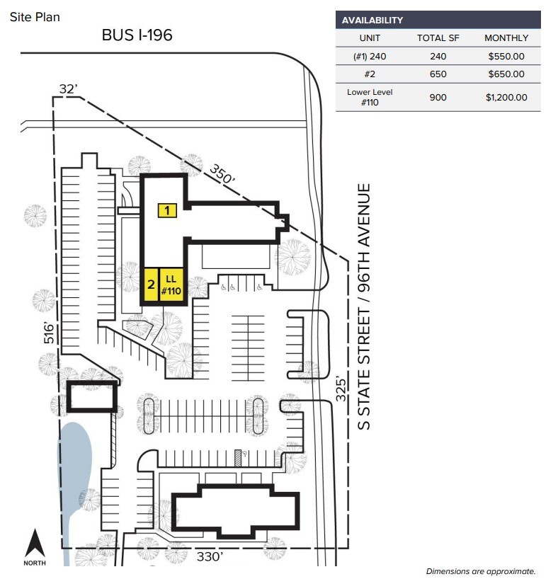 400-440 S State St, Zeeland, MI for lease Floor Plan- Image 1 of 1