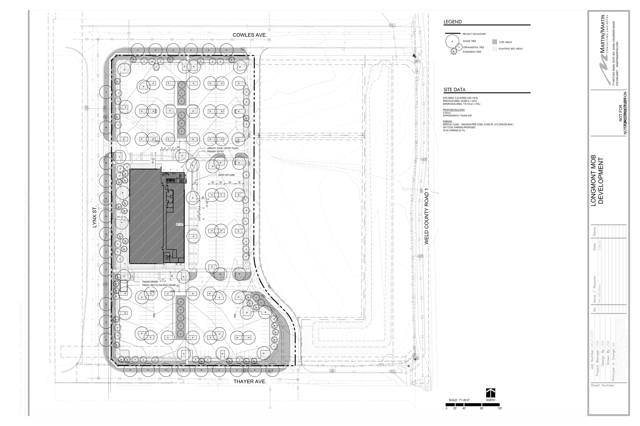 SEC Cowles Ave & Lynx St, Longmont, CO for lease Site Plan- Image 1 of 7