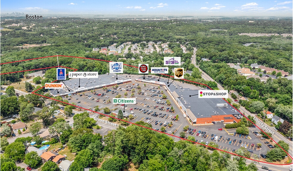 238-310 Grove St, Braintree, MA for lease - Building Photo - Image 2 of 13