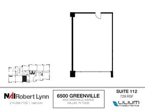 6500 Greenville Ave, Dallas, TX for lease Floor Plan- Image 1 of 1