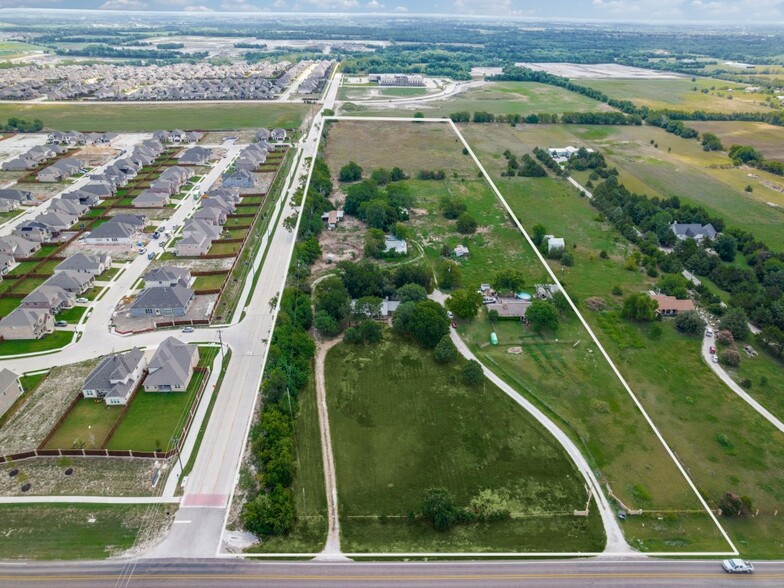 Corner of Milrany Ln and Eaglestone Trl ln, Melissa, TX for sale - Aerial - Image 1 of 5