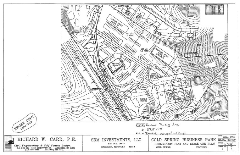 US 27 & Windsor Drive, Cold Spring, KY for sale - Site Plan - Image 2 of 2