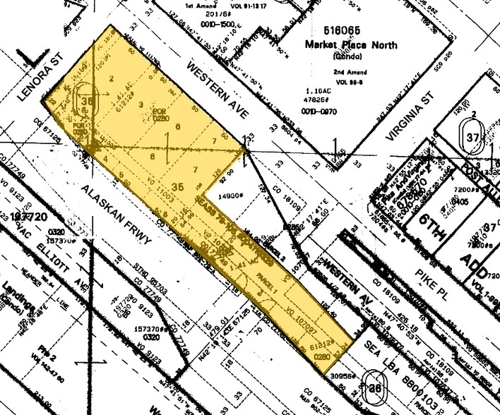 2003 Western Ave, Seattle, WA for lease - Plat Map - Image 2 of 6