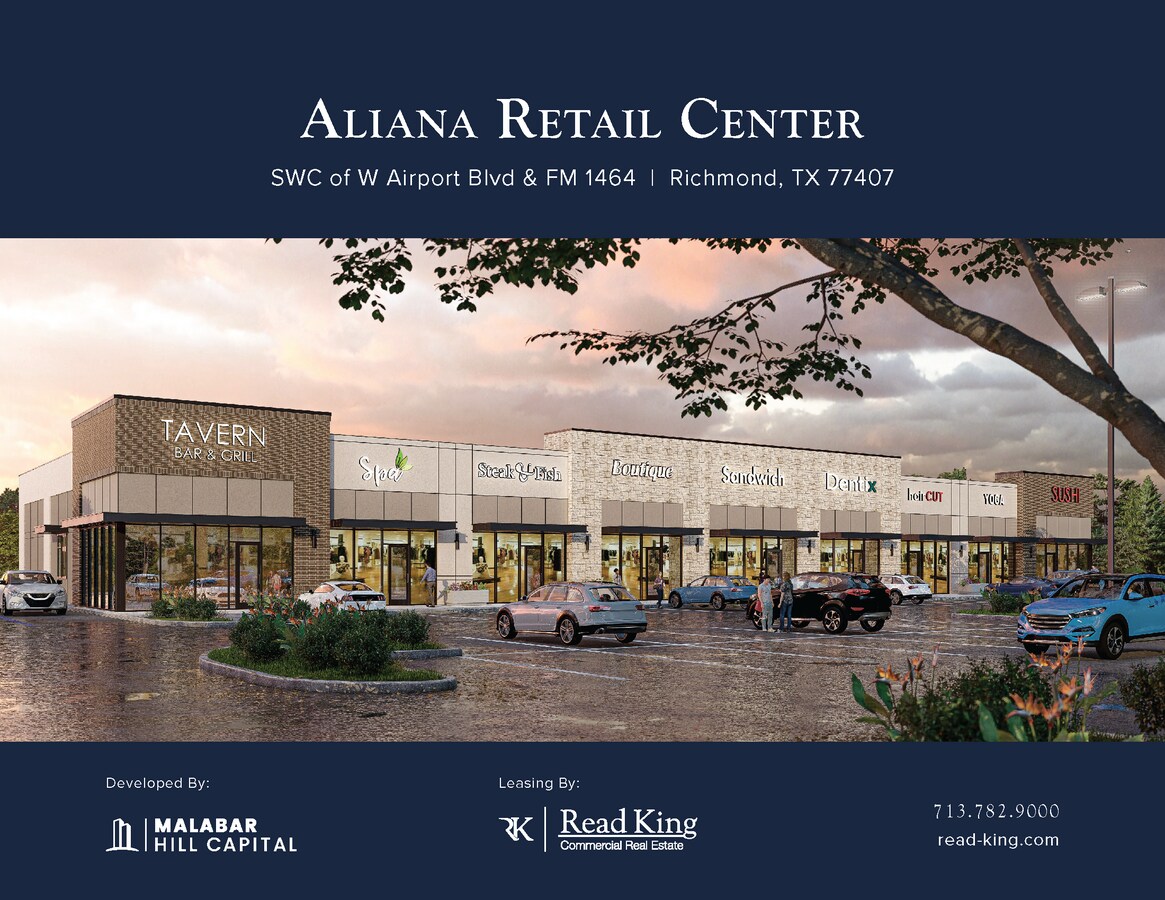SWC of Airport & FM 1464 blvd, Richmond, TX 77407 Aliana Retail