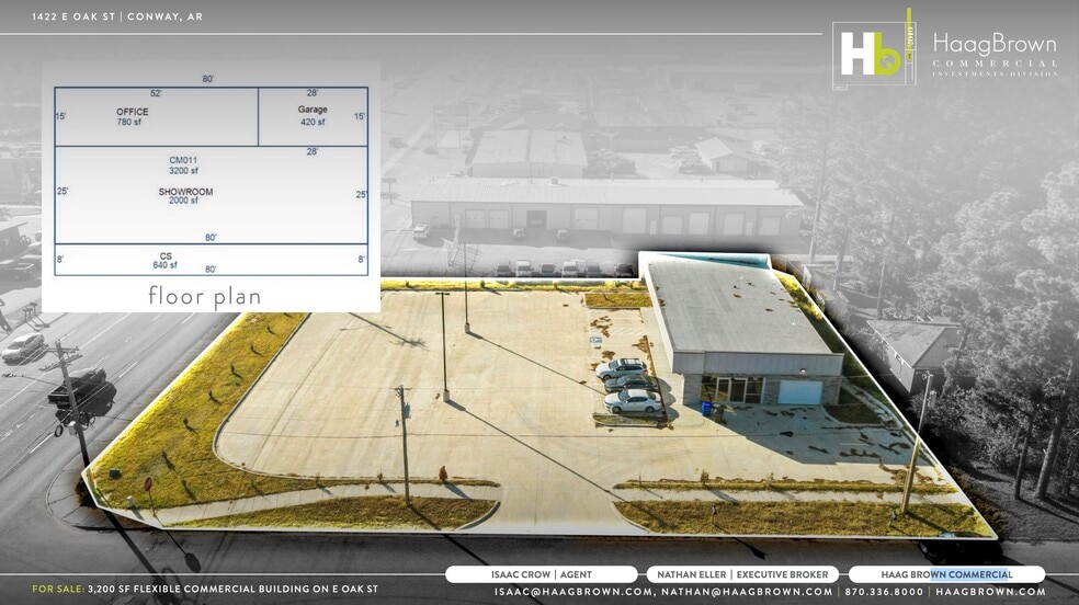 1422 E Oak St, Conway, AR for sale - Building Photo - Image 2 of 6