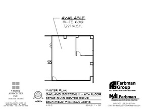 20750 Civic Center Dr, Southfield, MI for lease Floor Plan- Image 1 of 1