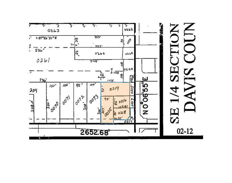 SWC 300 North 2000 West, West Point, UT for lease - Plat Map - Image 2 of 2