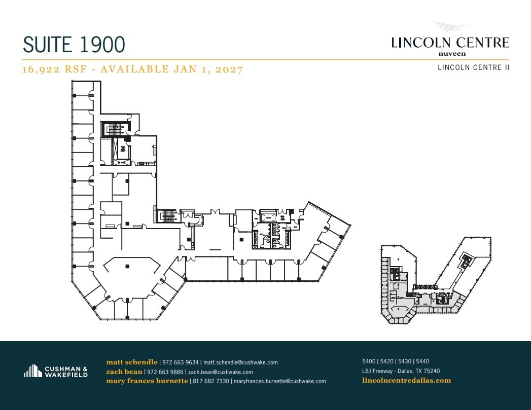 5400 Lyndon B Johnson Fwy, Dallas, TX for lease Floor Plan- Image 1 of 1