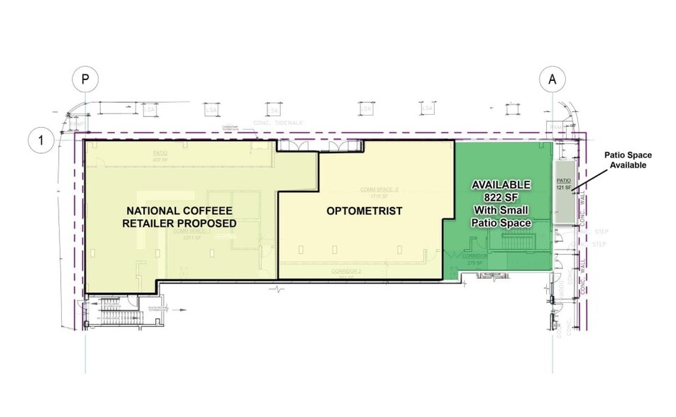 141 W Hopkins St, San Marcos, TX for lease - Site Plan - Image 3 of 6