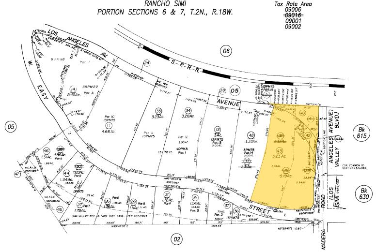 25 W Easy St, Simi Valley, CA for lease - Plat Map - Image 2 of 13