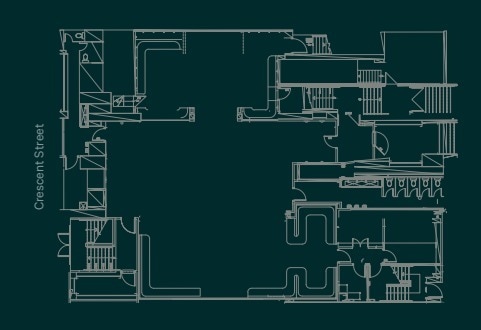1441-1449 Rue Crescent, Montréal, QC for lease Floor Plan- Image 1 of 1