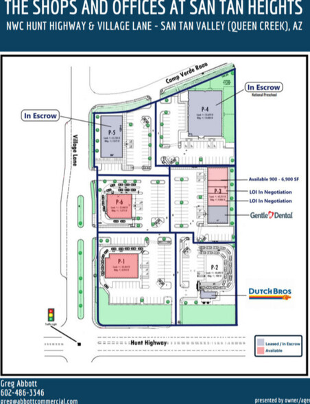 2515 W Hunt Hwy, Queen Creek, AZ for lease - Site Plan - Image 2 of 4