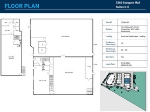 5340 Eastgate Mall, San Diego, CA for lease Floor Plan- Image 1 of 1