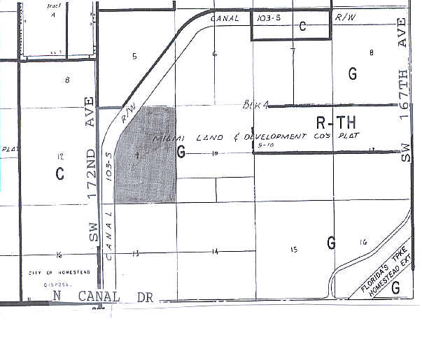 600 N Homestead Blvd, Homestead, FL for sale - Plat Map - Image 2 of 7