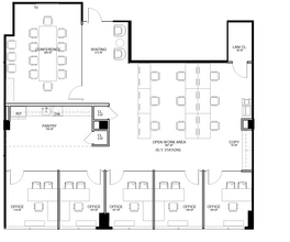 1667 K St NW, Washington, DC for lease Floor Plan- Image 1 of 1