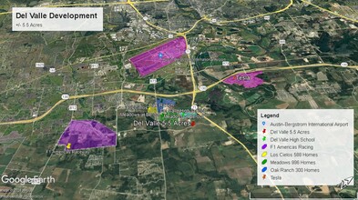 Kellam Rd rd, Del Valle, TX - AERIAL  map view - Image1